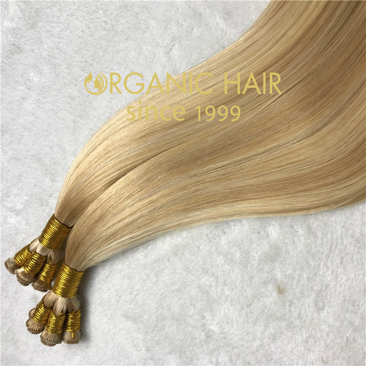 Best remy human hair extensions--hand tied weft  C94